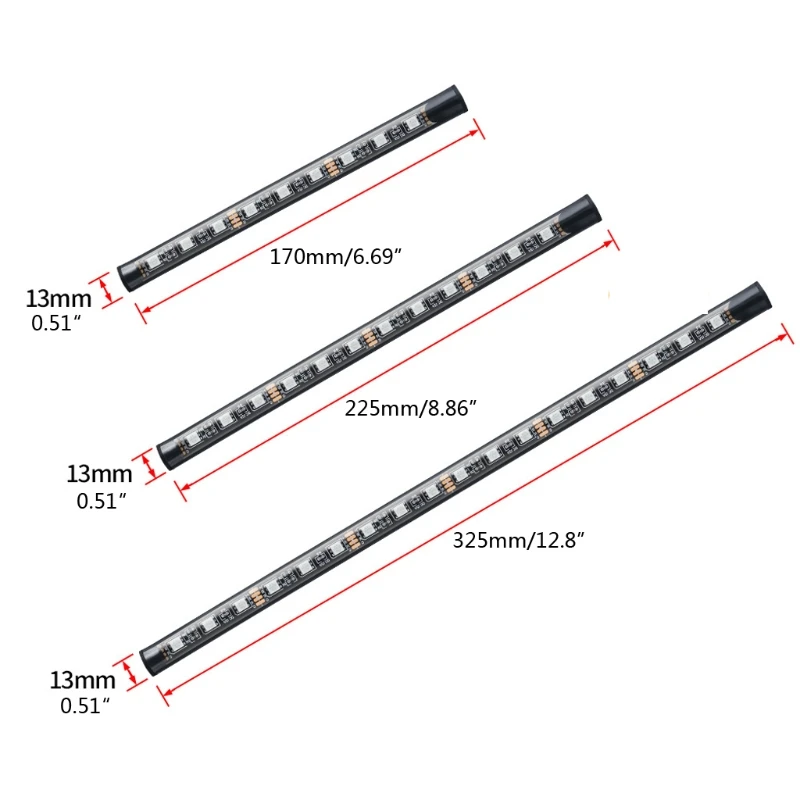 

Car RGB LED Strip Light Car Styling Decorative Atmosphere Lamps Interior Light