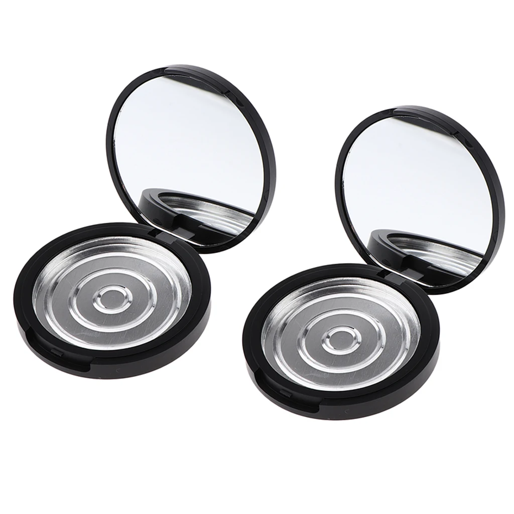 2 шт. пустая банка для макияжа контейнер прессованного порошка хранения