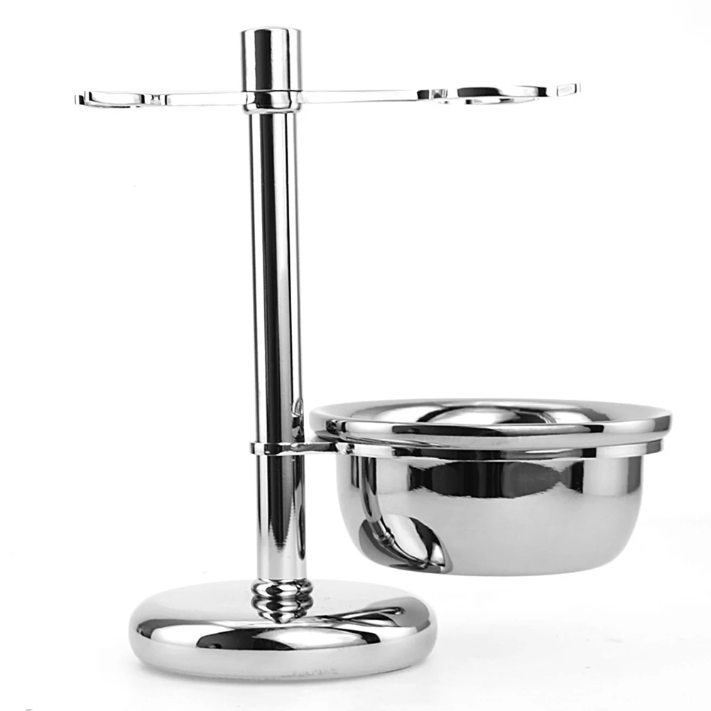 

Man Shaving Brush Free Standing Storage Holder Zinc Alloy Home Bathroom Stable Safety Hotel Soap Bowl Razor Stand Set Universal