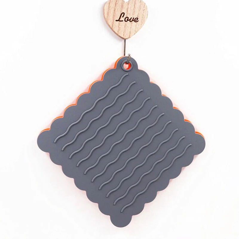high quality Silicone Insulation Pad Multi-function Table Mat Anti-hot Placemat Coaster Anti-skid High Temperature Easy To Clean |