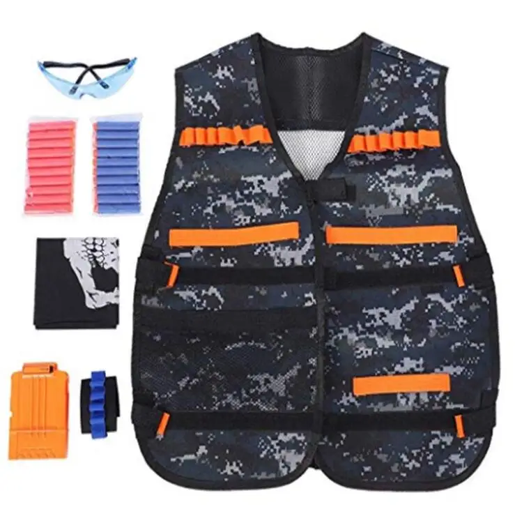 Suit 3 Уличный игрушечный костюм для Nerf пистолет тактическое оборудование пистолет пуля аксессуары для журналов пуля клип совместимый Nerf пистолет мальчик подарок - Цвет: Suit 3