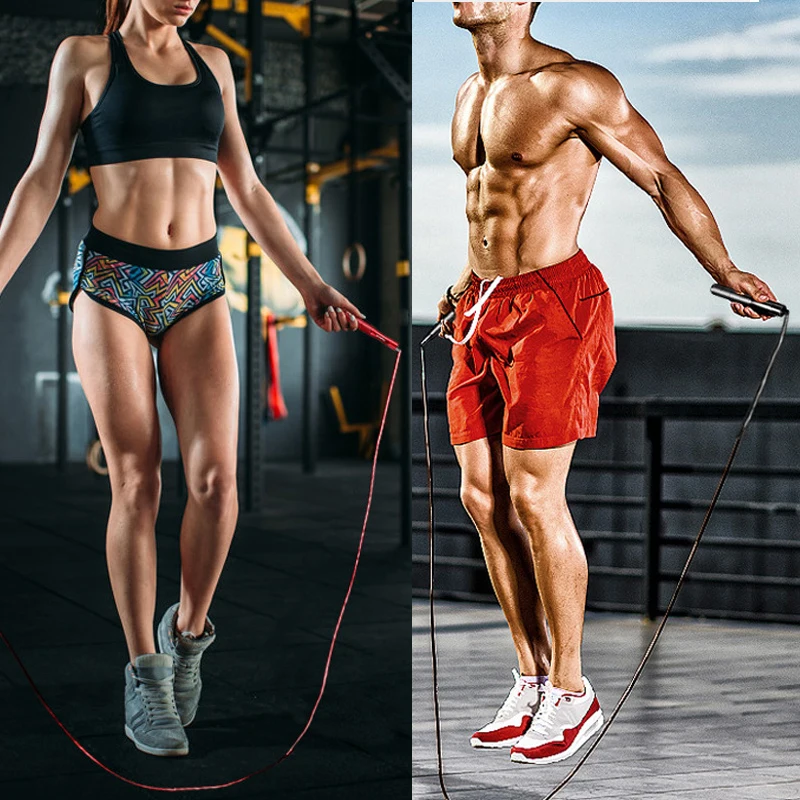 

Speed Jump Rope Adjustable Steel Wire Universal Bearing Racing Skipping Rope for Crossfit MMA Home Gym Boxing Workout Equipment