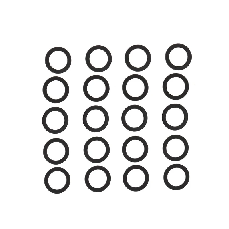 

20pcs Black Skateboard Truck Axle Speed Washer Speed Ring Longboard Hardware