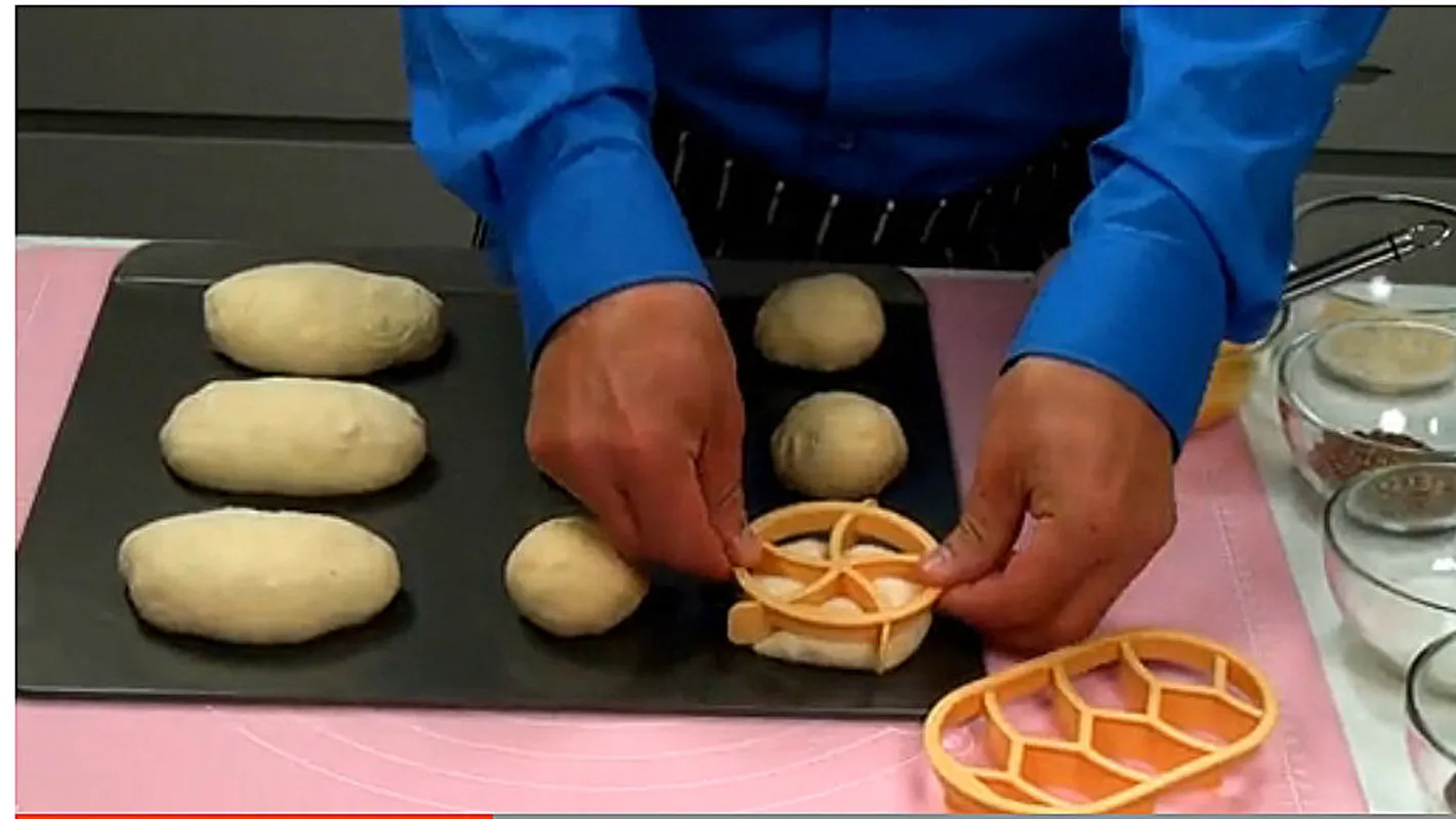 Вентилятор Форма пресс-форм Пластик нож для выпечки рубки теста печенья Пресс