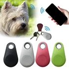 Умный мини GPS-трекер для домашних животных, Водонепроницаемый Bluetooth трекер для кошек и собак, чехол-кошелек для ключей, трекер для детей
