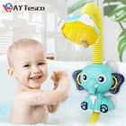 Игрушки для ванны, детская водная игра, эргономичный смеситель для душа, электрическая игрушка с распылителем воды для детей, детские игрушки для купания в ванной