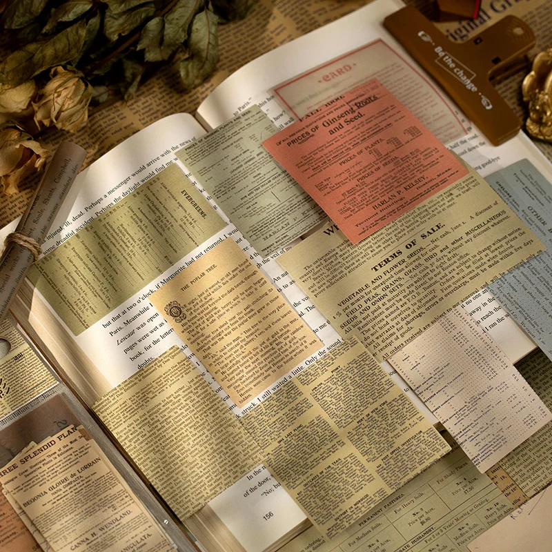 Ретро серии постер Новости бумажный материал бумага мусор Журнал Планировщик