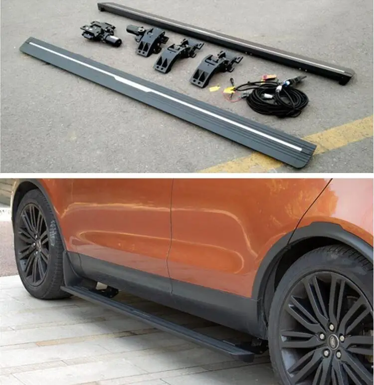 

Педаль с электродвигателем, подножка, боковая ступенчатая балка Nerf для Land Rover Discovery 5 2018 2019 2020 2021