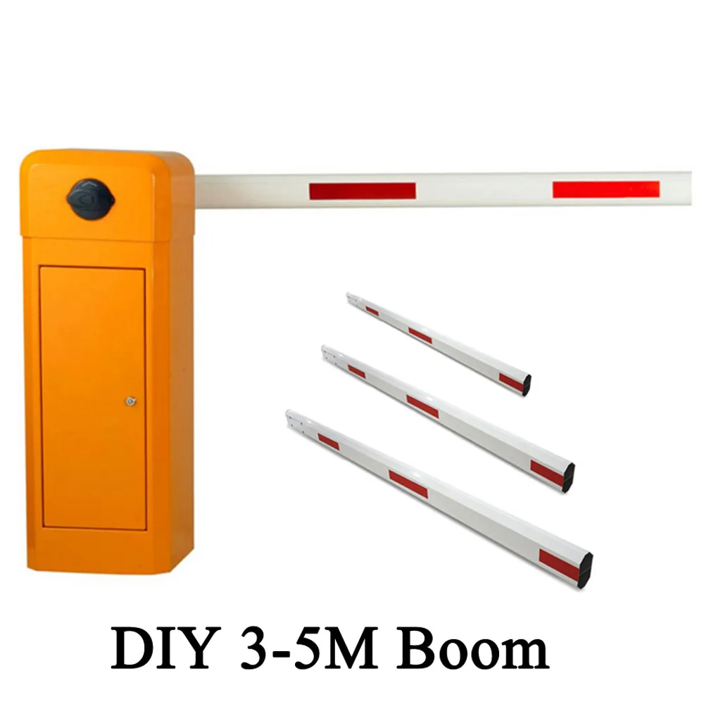 Remote control door arm mechanical automatic parking door fence DIY 3-5m boom electric parking arm, opening time is 6 seconds