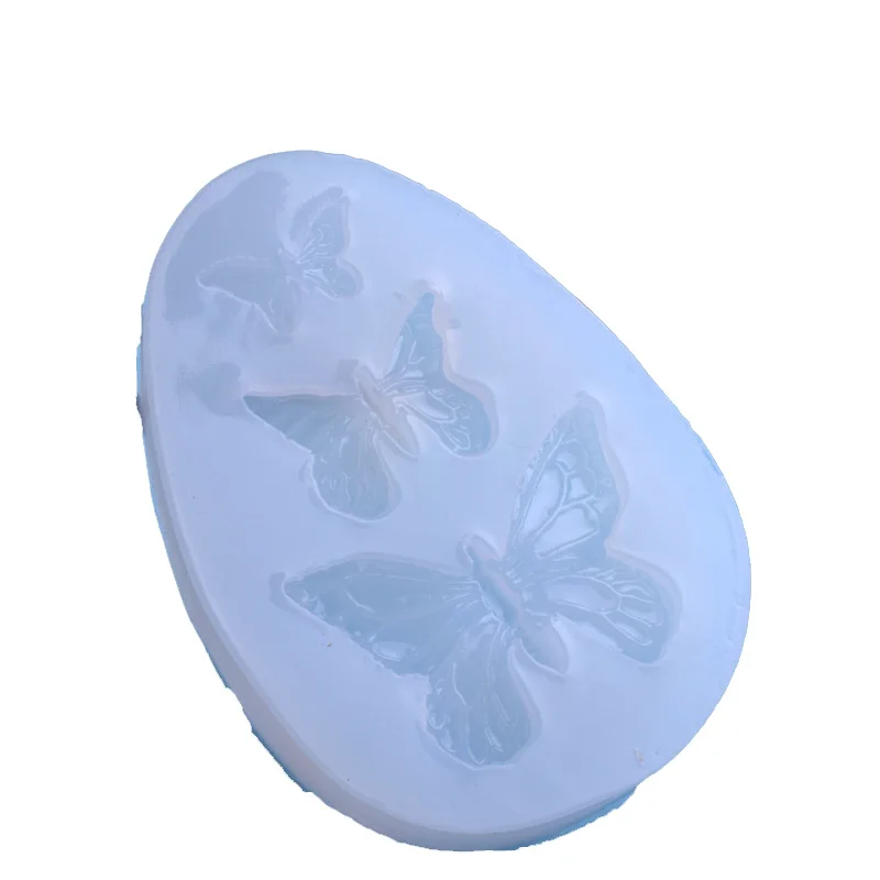 1 шт. Прозрачная силиконовая комбинированная форма бабочка для изготовления