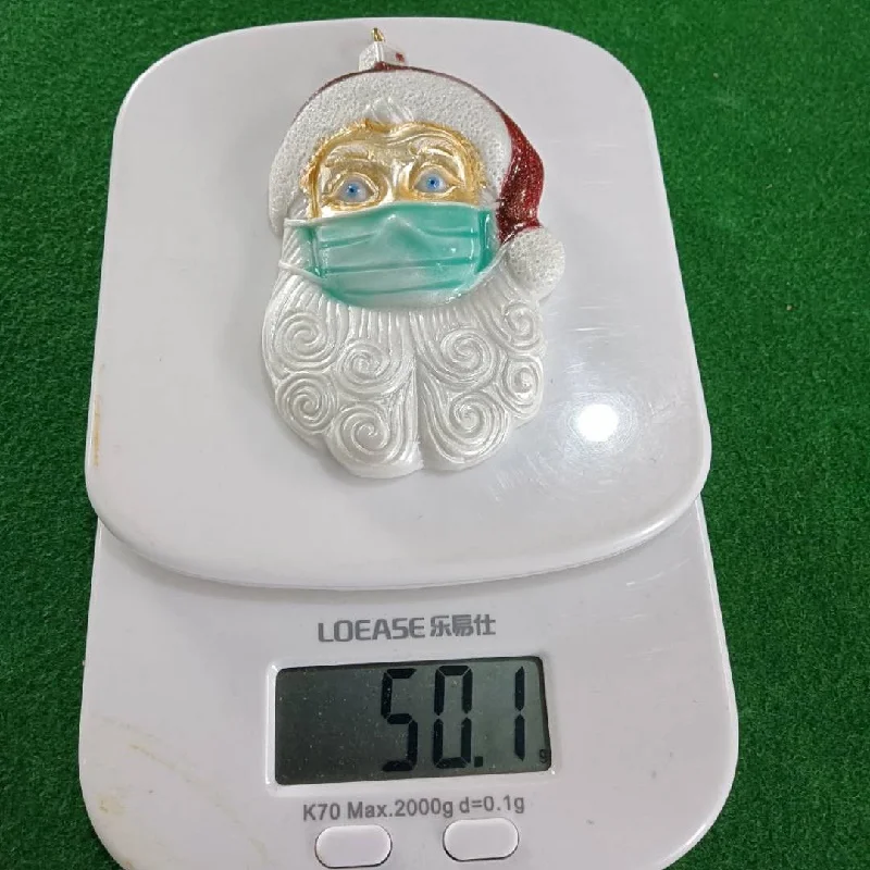 

2020 DIY Quarantine Christmas Quarantine Decorate Santa Claus Quarantine Personalized Hanging Pendants Santa Claus Ornament
