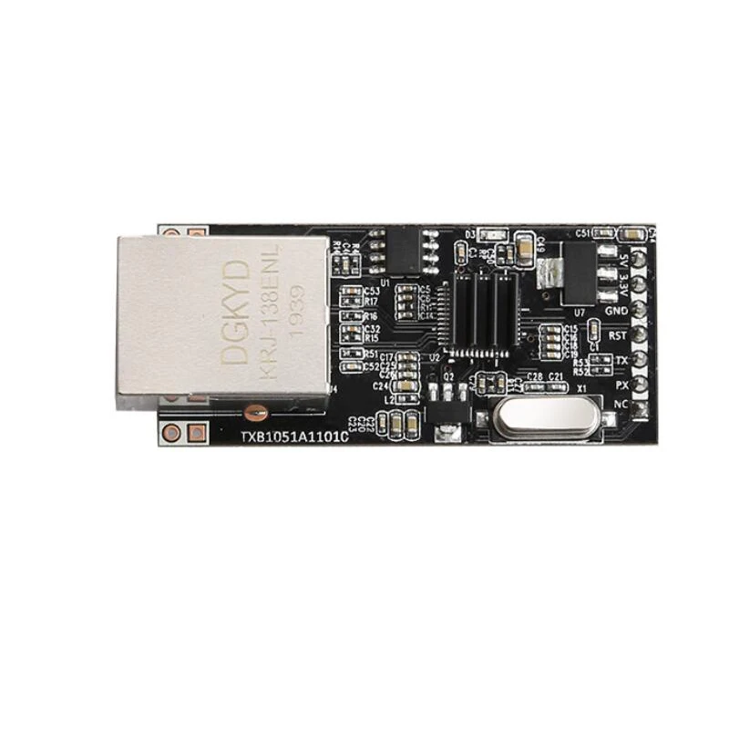 Последовательный Ethernet модуль RS232 TCP Mudbus сетевой RTU серийный COM порт UDP RJ45 TTL s