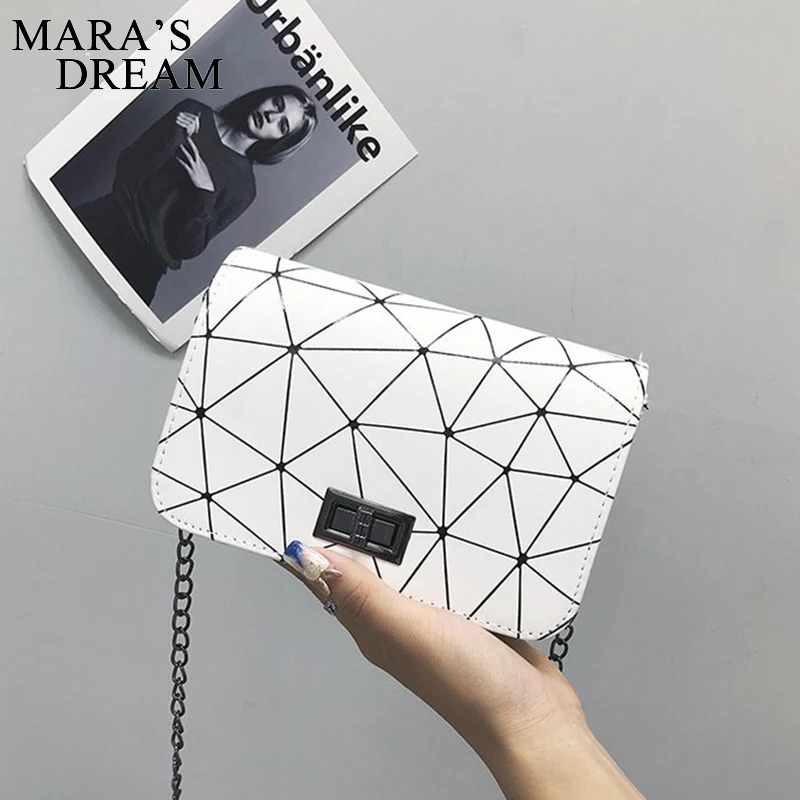 

Mara's Dream Women Fashionable Shoulder Bags New Female Messenger Bag Handbag Chain Wild Crack Printing Wild Crossbody Bag Girls