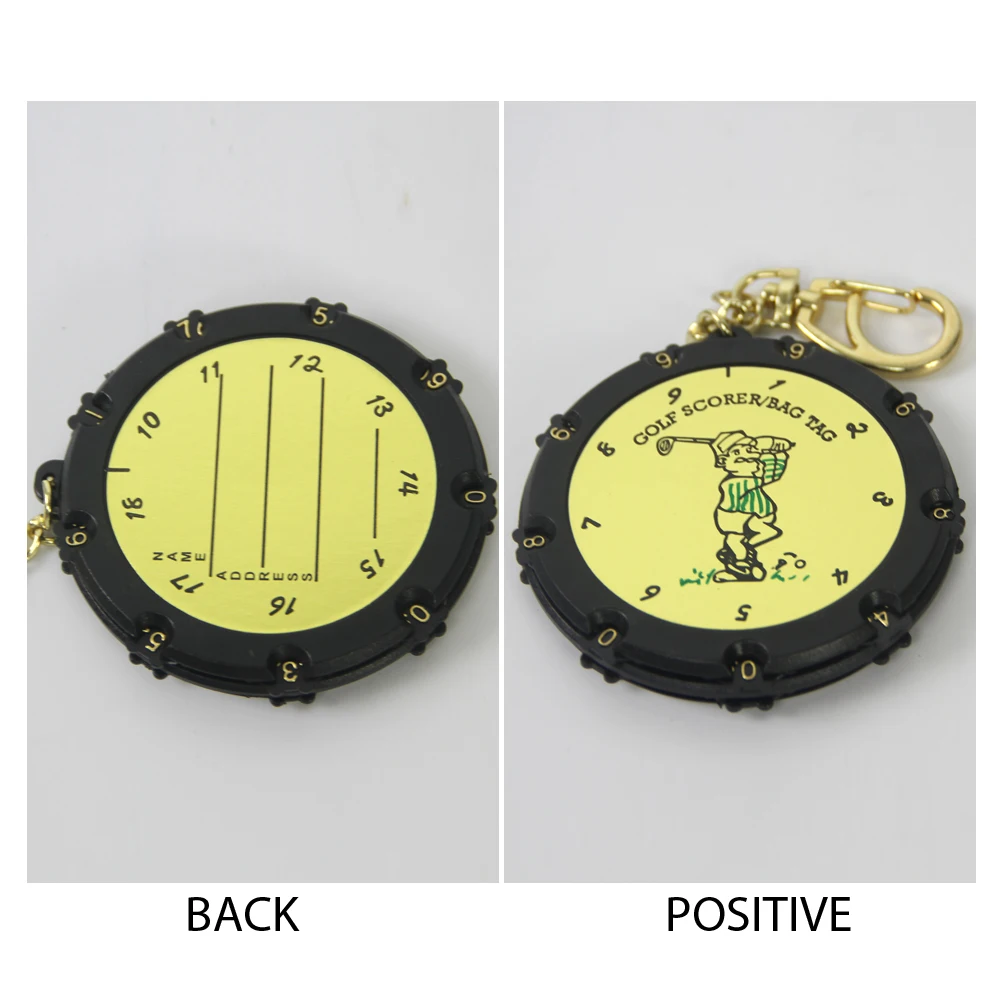 10 шт./лот пластиковый 18 отверстий клюшки для гольфа счетчик карт индикатор