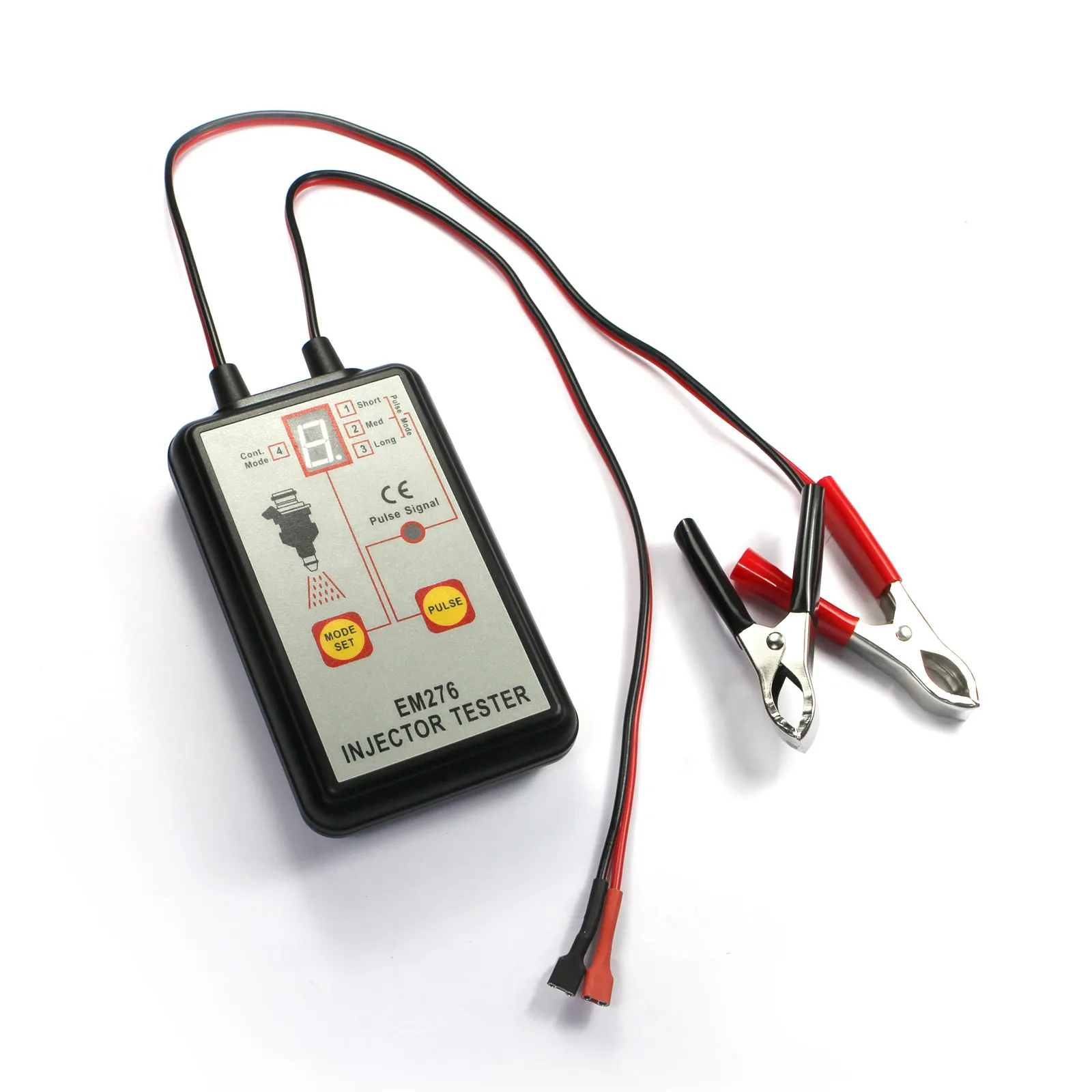 Тестер топливного инжектора, Автомобильный анализатор системы топливного насоса, 4 импульсных режима, инжектор, манометр All-sun EM276