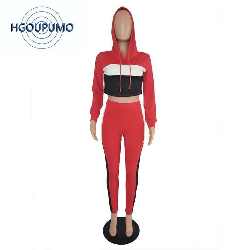 Комплект из двух предметов сексуальный спортивный костюм в полоску женский топ с