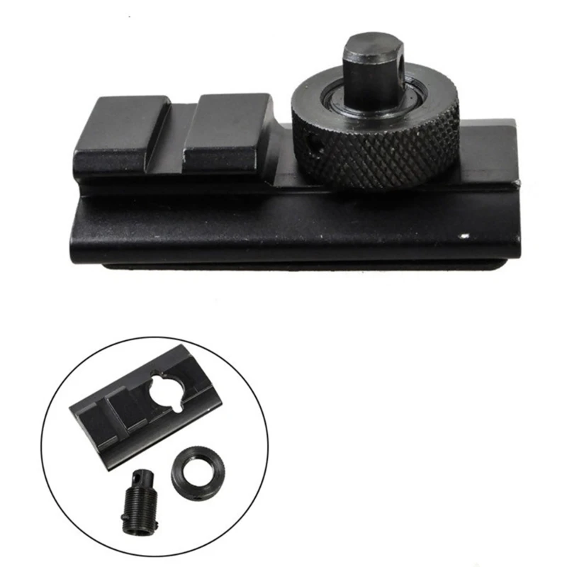 

Тактическая Винтовка для страйкбола, Охотничья сошка для стрельбы, Weaver Rail Sling Stud, поворотный слот Пикатинни-адаптер 20 мм, адаптер для Bipod