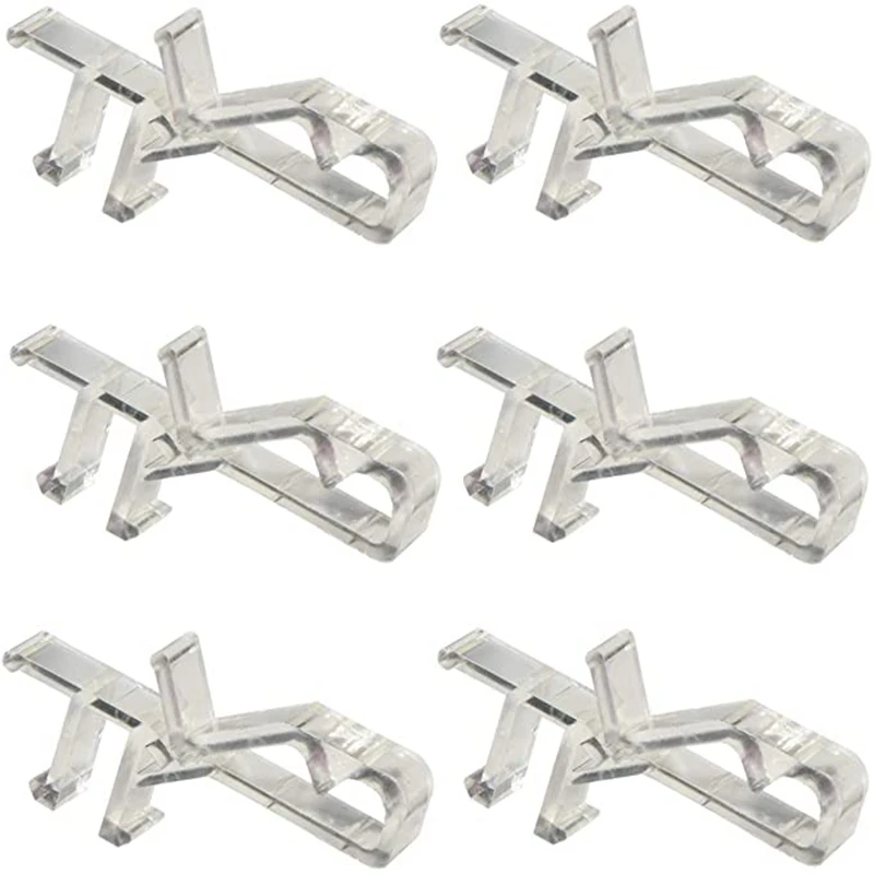Hidden Valance Clips Clear Plastic for Horizontal Blind (20 1.85 Inch) | Дом и сад