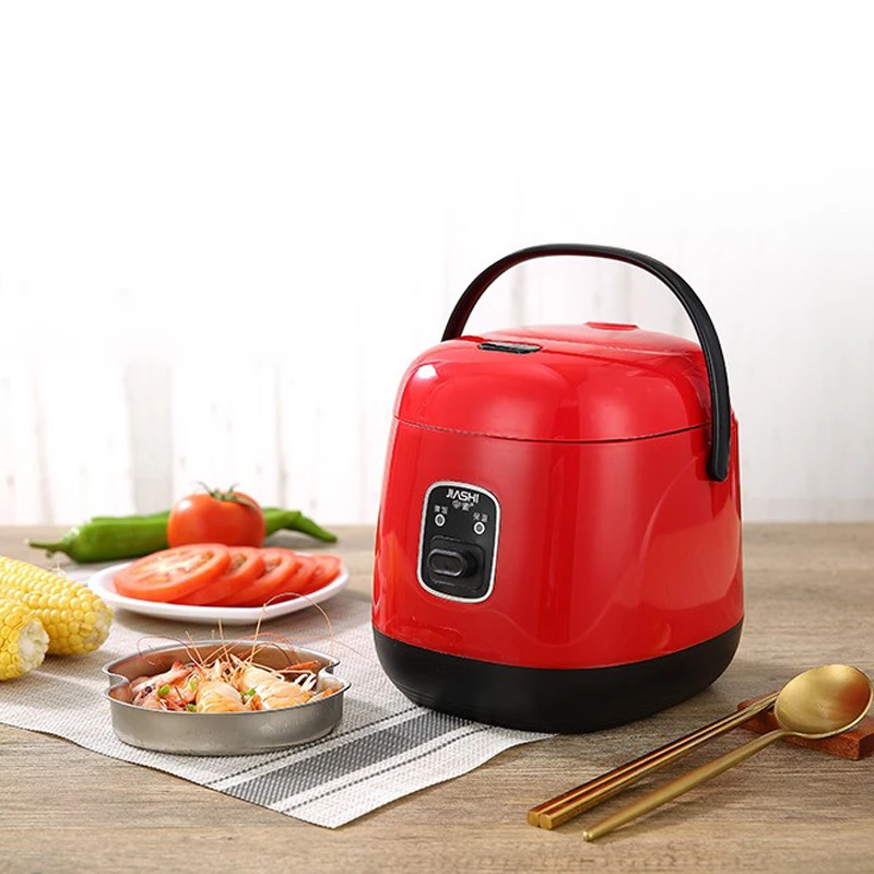Kbxstart 1.2L Mini Electric Rice Cooker Lunch Box Multifunction Cooking Pot Non-stick Liner Food Steamer Stew Soup Porridge 200W | Бытовая