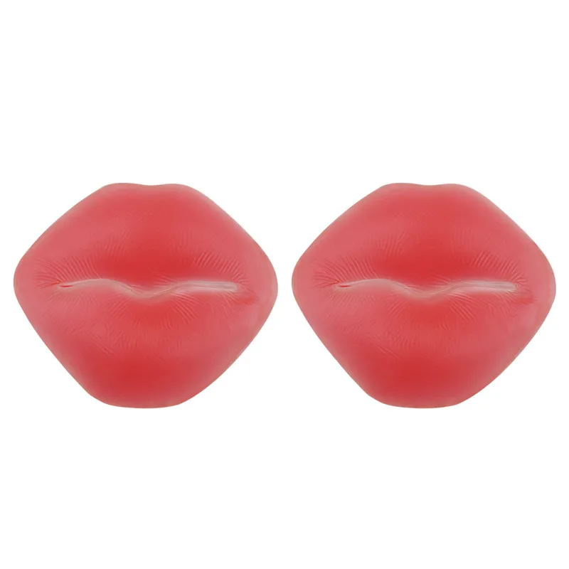 Lip Shape Babydoll сексуальное нижнее белье крышка соски силиконовая кисточка невидимый бюстгальтер наклейки на соски накладки на грудь женские эротические аксессуары - Цвет: Lip Shape