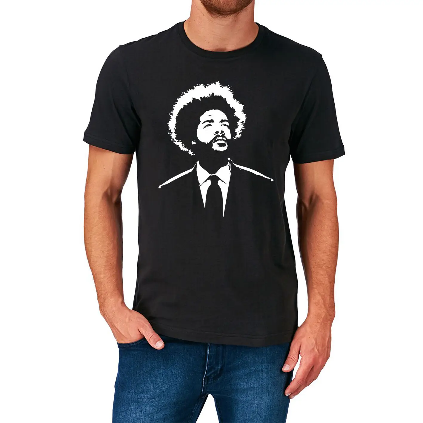 QUESTLOVE футболка THE ROOTS хип хоп Джаз рэп музыка|Мужские футболки| |