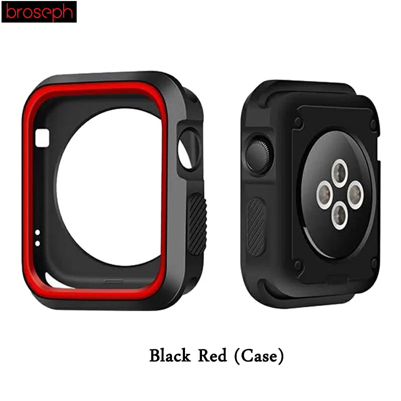 Watch Protector Bumper for Apple watch 4 Case 40mm 44mm Silicone Watch Cases Cover for Iwatch Series 3 2 1 Strap 38mm 42mm