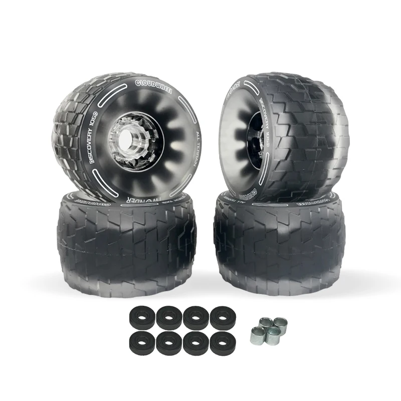 CLOUDWHEEL 105 мм внедорожные электрические колеса для скейтборда (Discovery version longboard Wheels) |