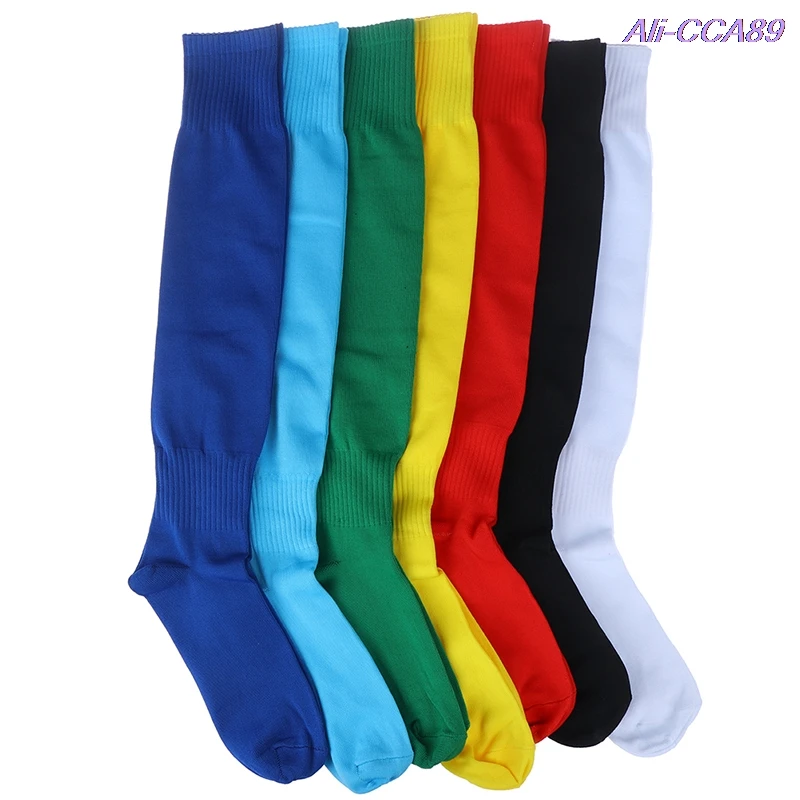 

7color Men's sports knee football socks breathable outdoor running socks Sport Socks