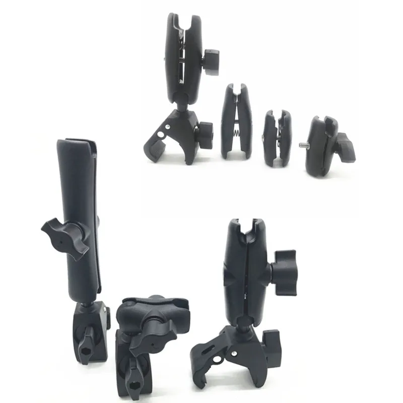 Жесткий зажим для крепления на руль с 1 дюймовым шаровым креплением и двойным