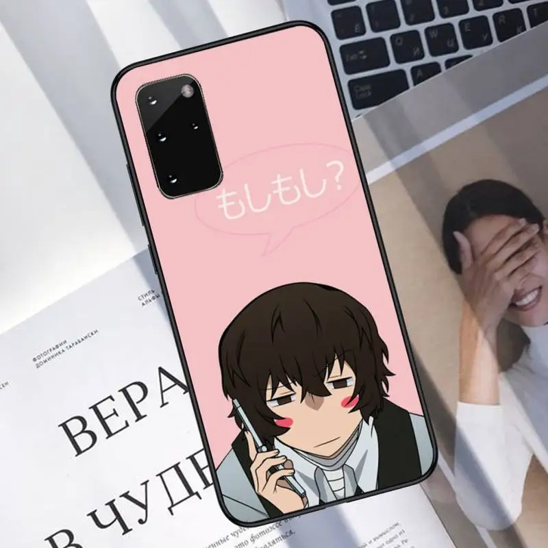 

Anime Bungou Stray Dogs Dazai Osamu Phone Case For Samsung galaxy S 7 8 9 10 20 edge A 6 10 20 30 50 51 70 note 10 plus