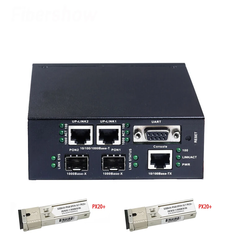 EPON OLT 4PON порты Ethernet ftth CATV Carrier класс высокой плотности волоконно оптический