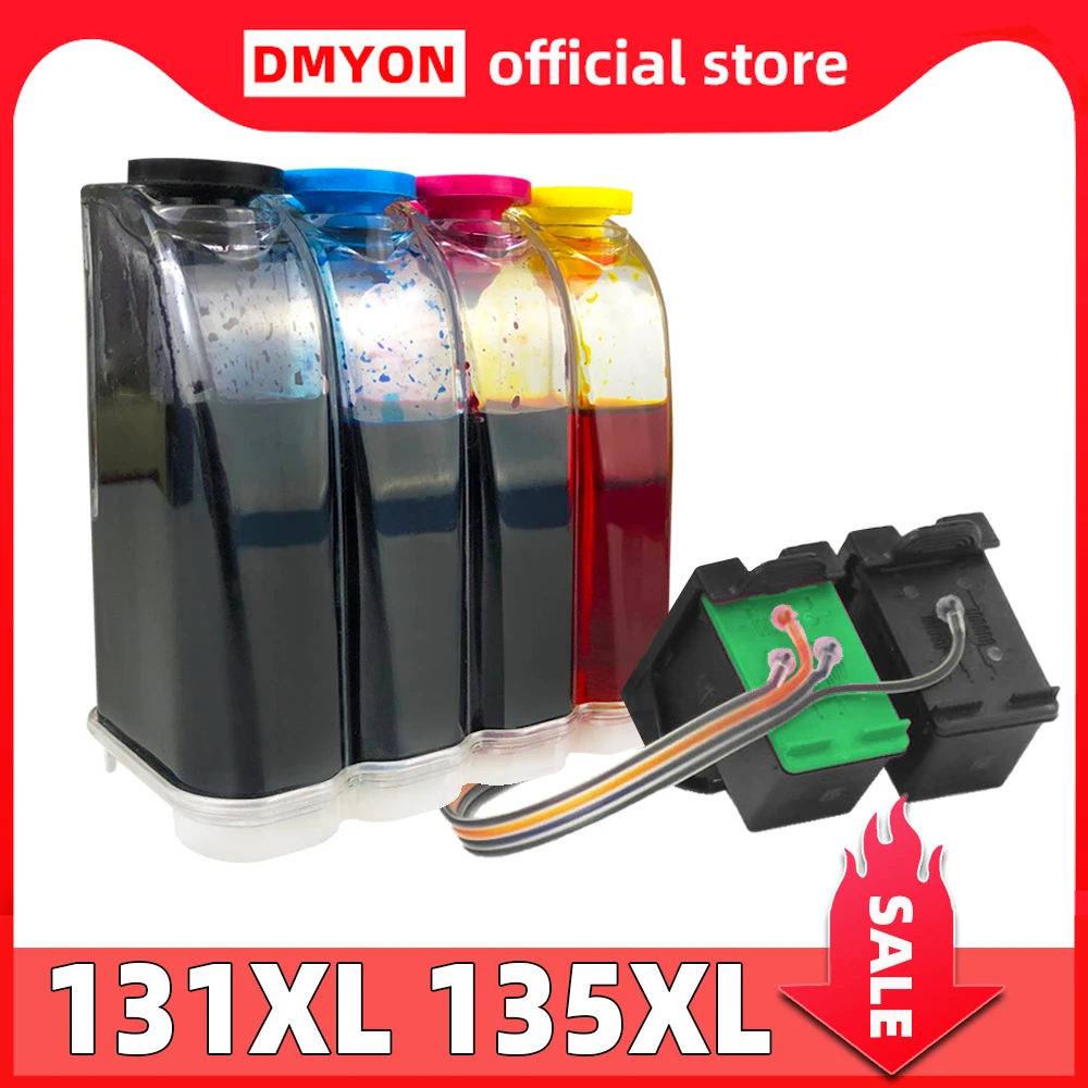 

CISS 131 135 Compatible for Hp Ink Cartridge 2600 2605 2610 2613 2615 2700 2710 2713 7800 7838 7850 PhotoSmart 8000 8030