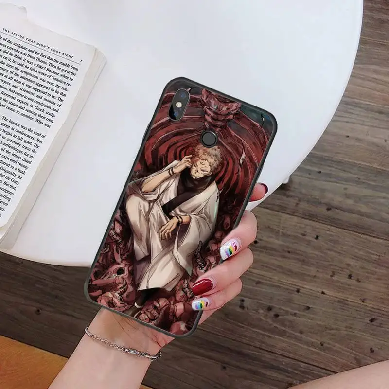 

Jujutsu Kaisen Anime Gojo Satoru cartoon Phone Case For Xiaomi Redmi 7 9t 9se k20 mi8 max3 lite 9 note 8 9s 10 pro Soft