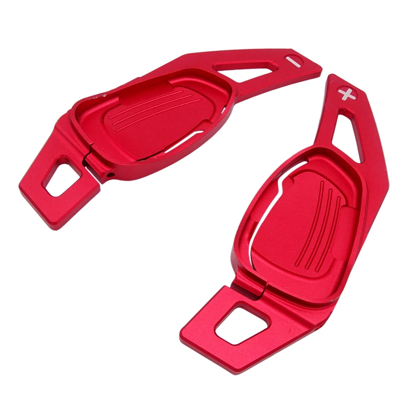 2pcs Aluminum Car Gear Shifter Steering Wheel Shift Paddle DSG Extension For Audi A5 S3 S5 S6 SQ5 RS3 RS6 RS7 Style | Автомобили и