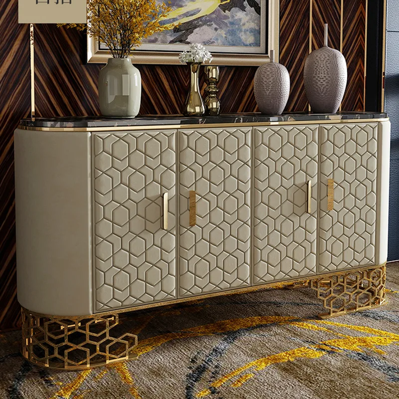 

Light Luxury Sideboards Cabinet Post-Modern Kitchen Locker Tea Cabinet Cupboard Tea Cabinet Restaurant Furniture
