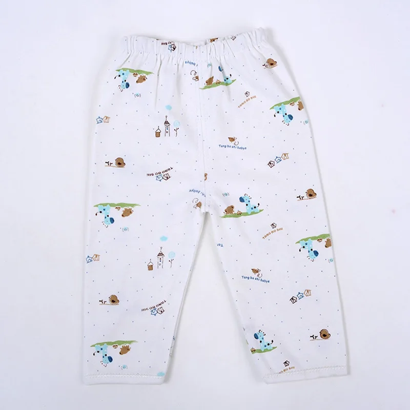 

0-3M Newborn Baby Unisex Clothes Underwear Animal Print Shirt and Pants 2PCS Boys Girls Cotton Soft