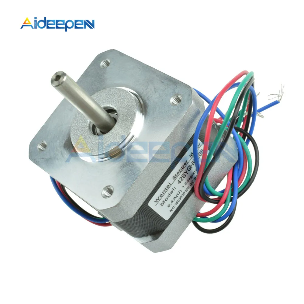 12В NEMA17 42BYGHW208 шаговый двигатель 36oz in/ 2600 г/см для 3D принтера RepRap Medel Prusa|Шаговый