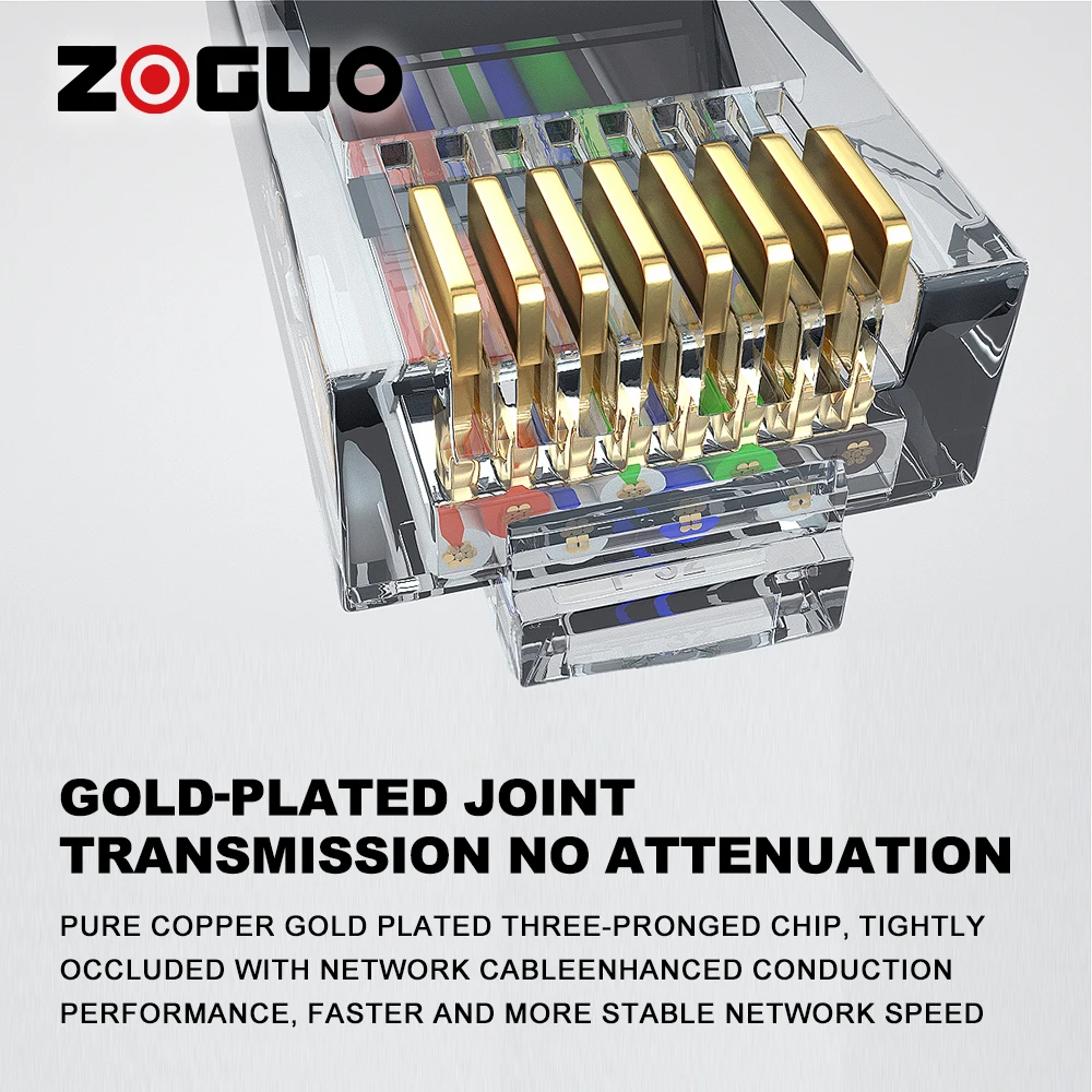 Cat7 Ethernet-кабель SFTP 10 Гбит/с 500 МГц Cat 7 RJ45 |
