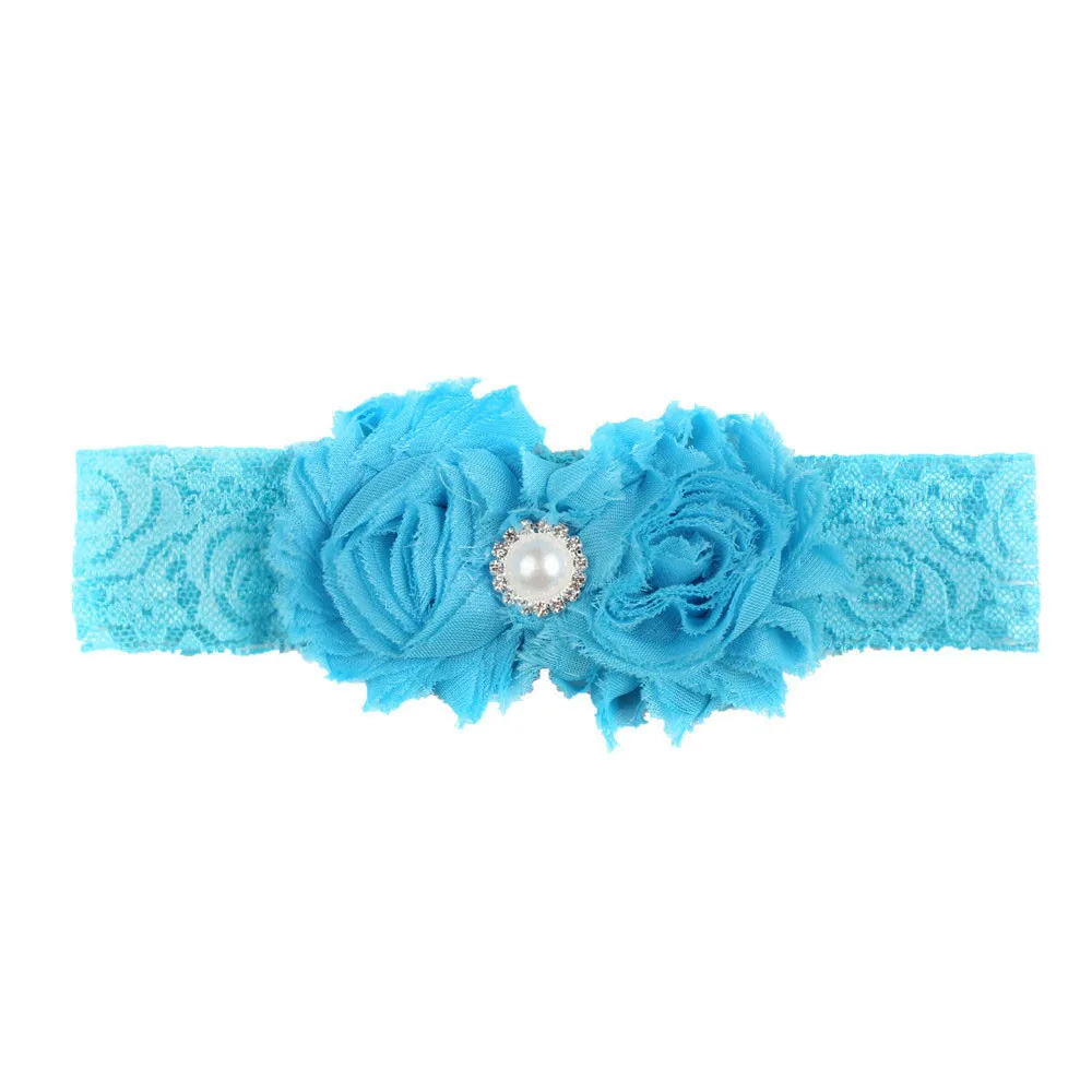 1 шт. аксессуары головные повязки Детская чалма повязка на голову с цветком для