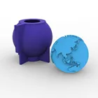 Новинка 2021, 3d силиконовая форма в форме глобуса в форме свечи, рукоделие, форма для мыла, товары для изготовления, рукоделие, украшение для дома