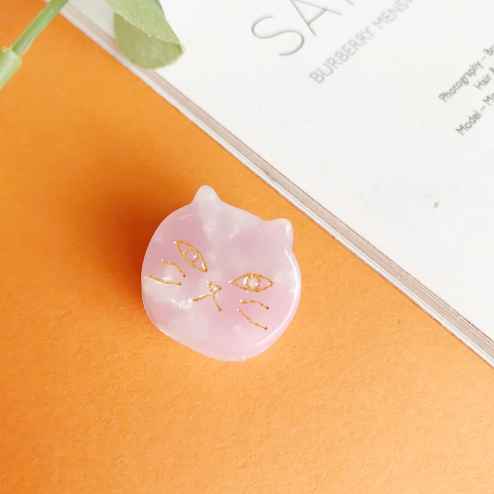 1 шт. заколка для волос с котом уксусной кислотой маленький зажим взрослых челка