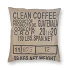 Guatemala Clean Coffee Burlap Подушка Dakimakura чехол для подушки Чехол для дивана Подушка Чехол 40x40 наволочка для подушки 50x50