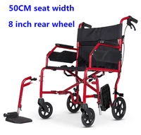 free shipping manual wheelchairs big capacity wide chair folding disabled elderly silla de ruedas manual cadeira de rodas elder