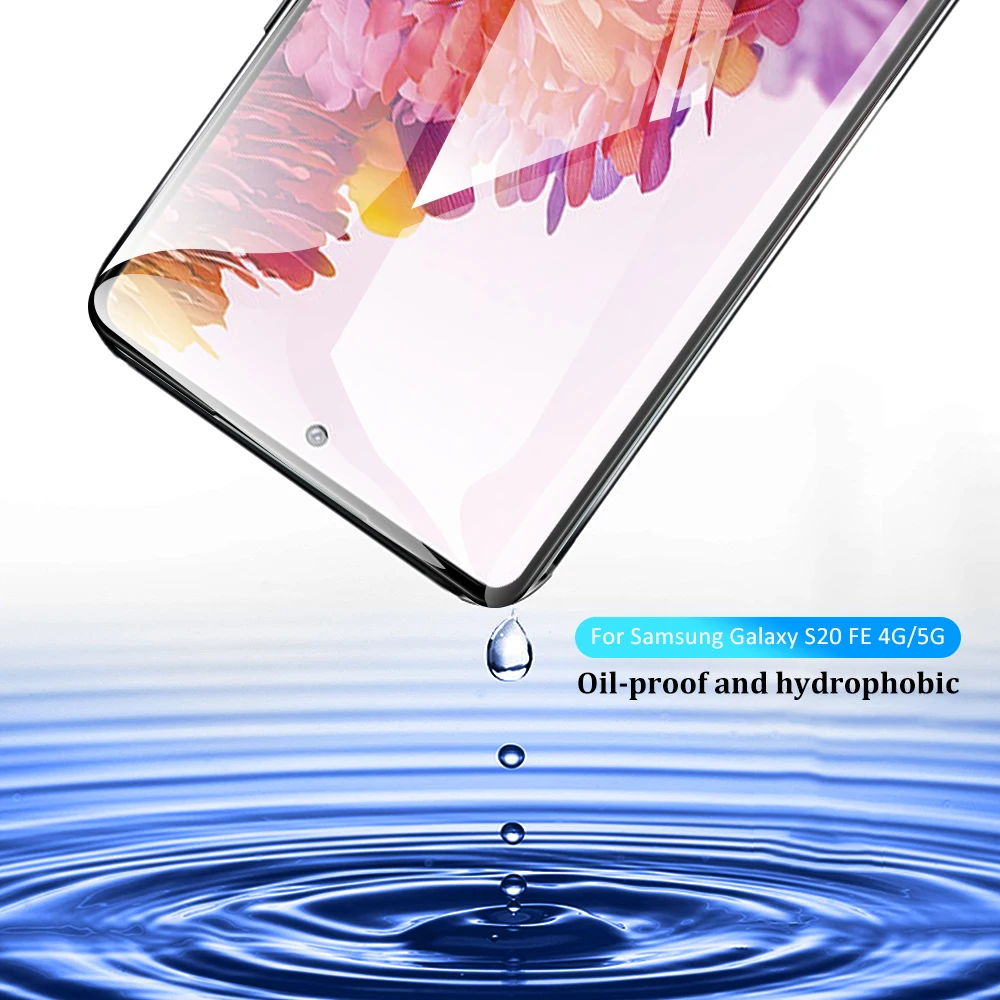 

2 in 1 protective tempered glass for samsung galaxy s20FE camera lens screen protector for galaxy s20 fe back cover for Samsung