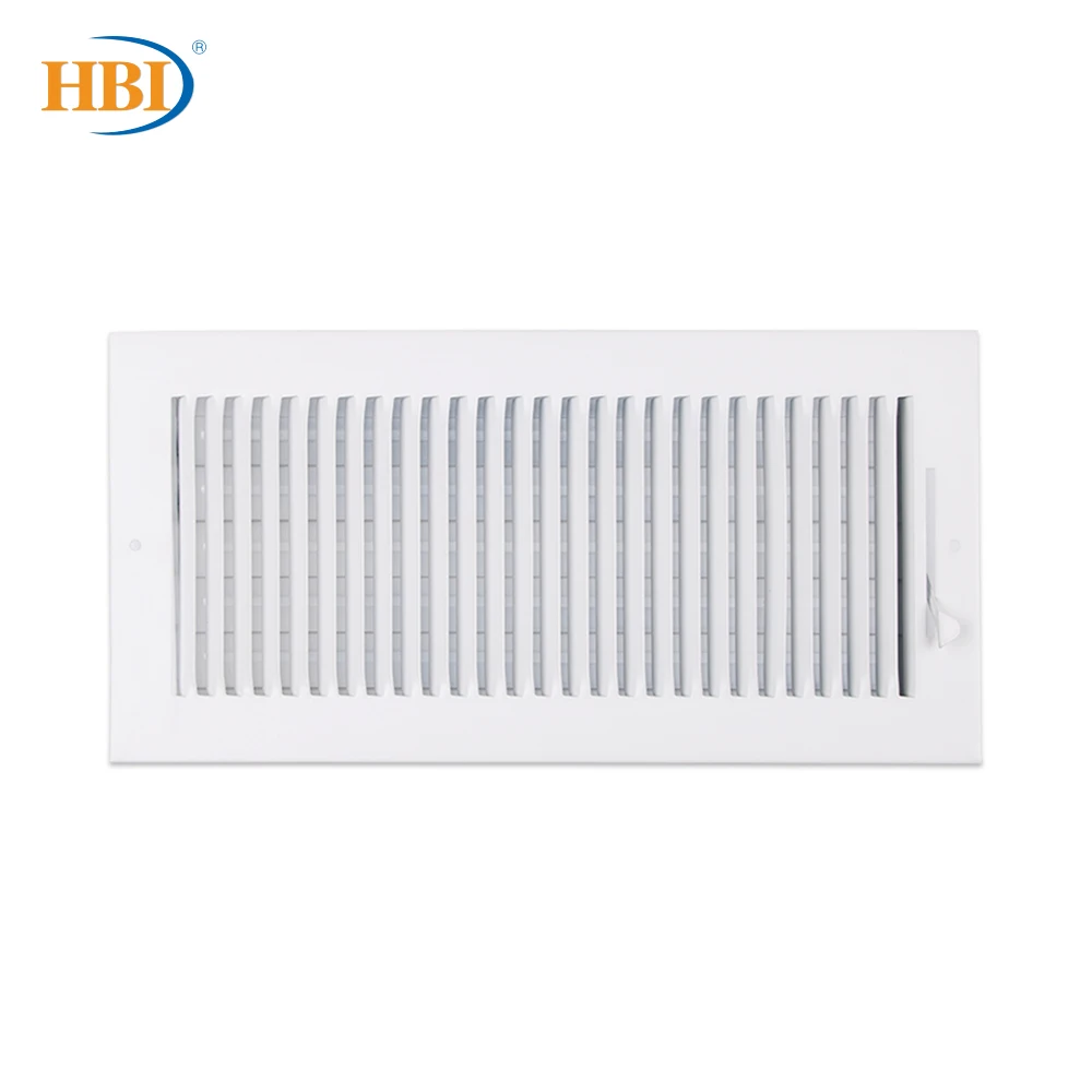 

HBI 1-Way W14 "xH6" прямое лезвие вентиляционная решетка воздушный выпускной клапан подача воздуха регистр вентиляционное отверстие крышка стальн...