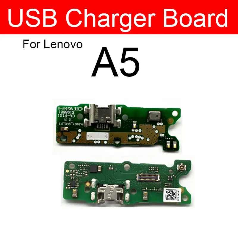 Плата порта USB для зарядки Lenovo A5 L18021 L18011 разъем зарядного устройства гибкий ленточный кабель Запасные Запчасти