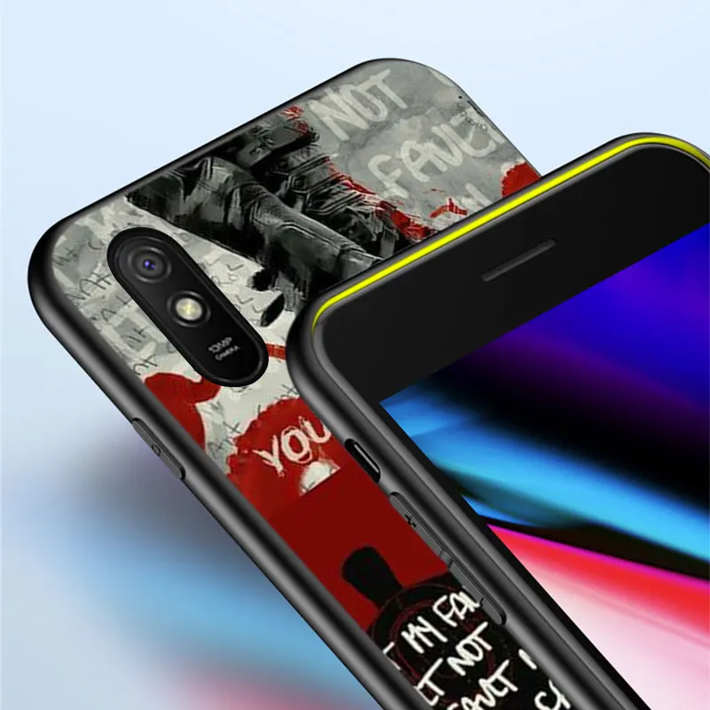 Мягкий черный чехол для телефона с изображением Белого Волка Марвел Xiaomi Redmi 9T 9I 9AT