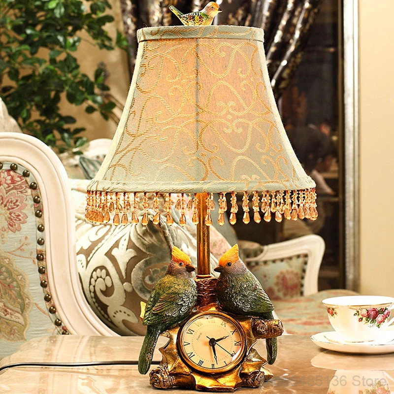 Декоративная Птица из Искусство настольная лампа деко для Гостиная Nordic дома