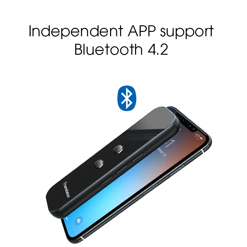 3 в 1 переводчик голоса текста фотографического языка Bluetooth мгновенный автономный