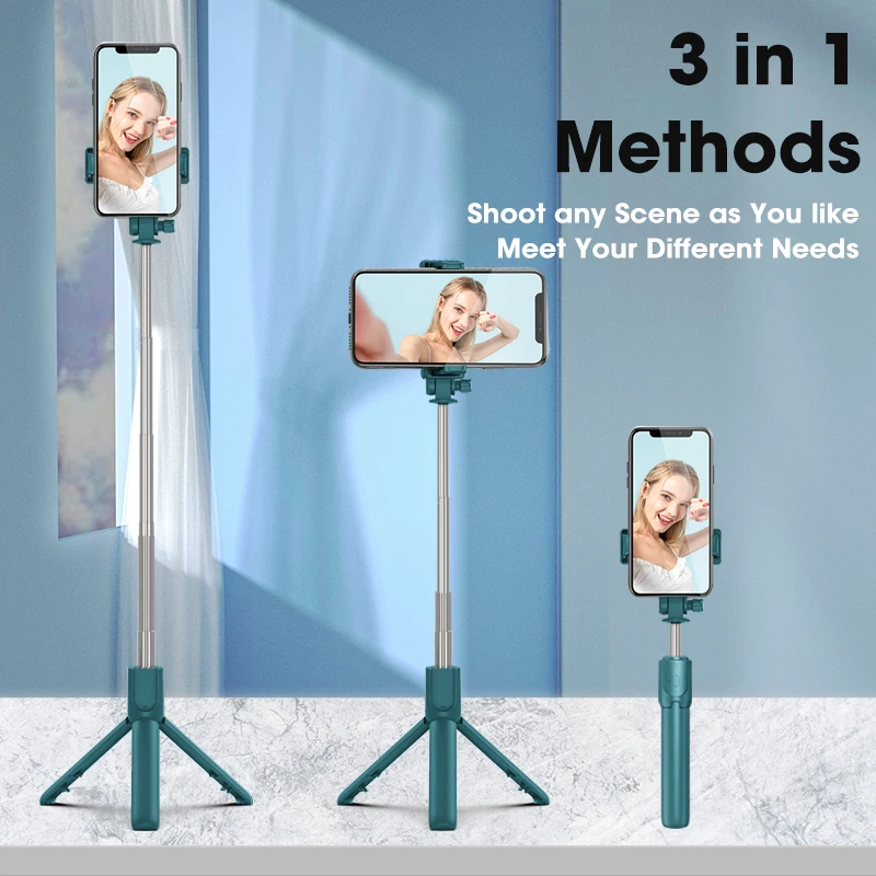 Селфи-палка со штативом и Bluetooth-подставкой | Электроника